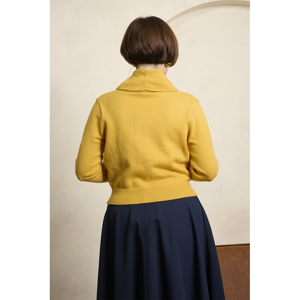 Banned - Violet Cardigan - Yellow